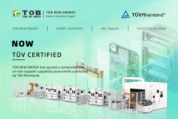TÜV Rheinland מאשר TOB יכולת לספק אנרגיה חדש